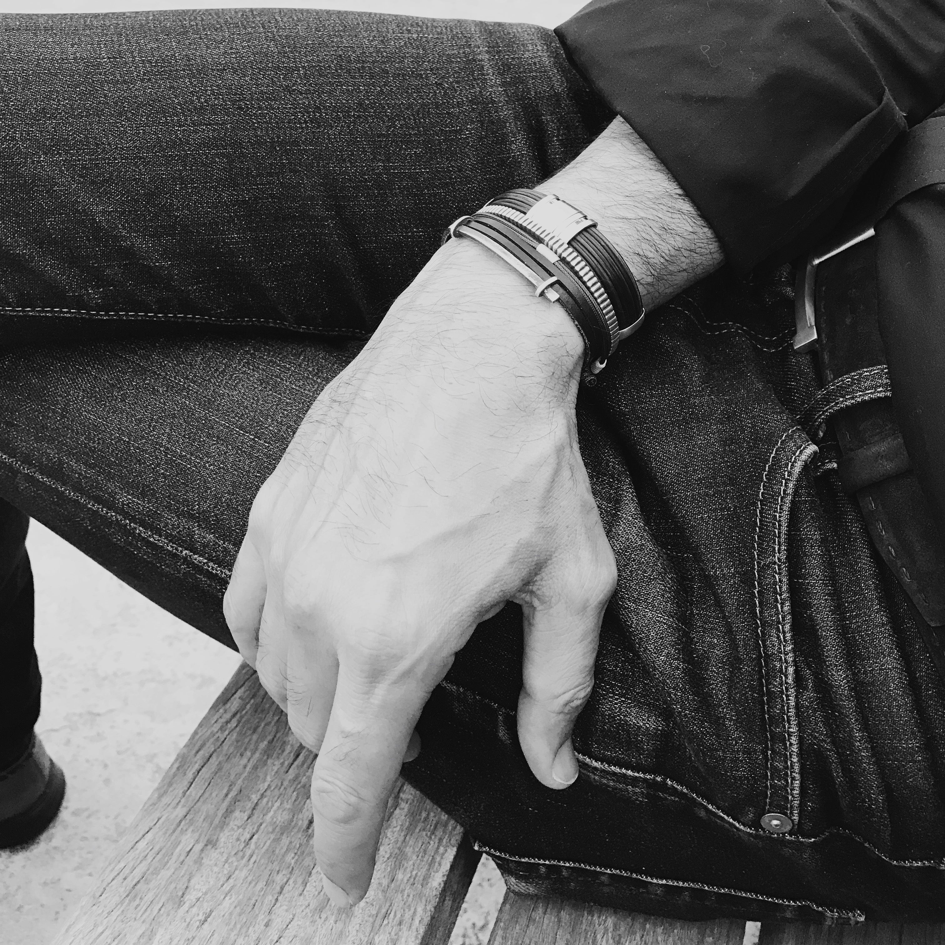 BOYBEADS, Massimo Dutti, Louis Vuitton Damier Graphite Bracelet Stack for  Men - BOYBEADS New York