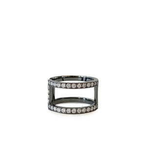 Celine infinity ring white gold | Diamonds Zadeh NY Shop 