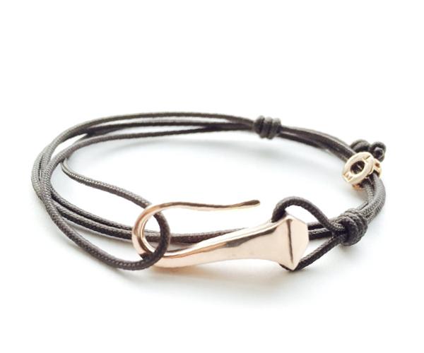 Screw cord bracelet