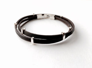 Eitan leather bracelet Bracelets Zadeh NY 