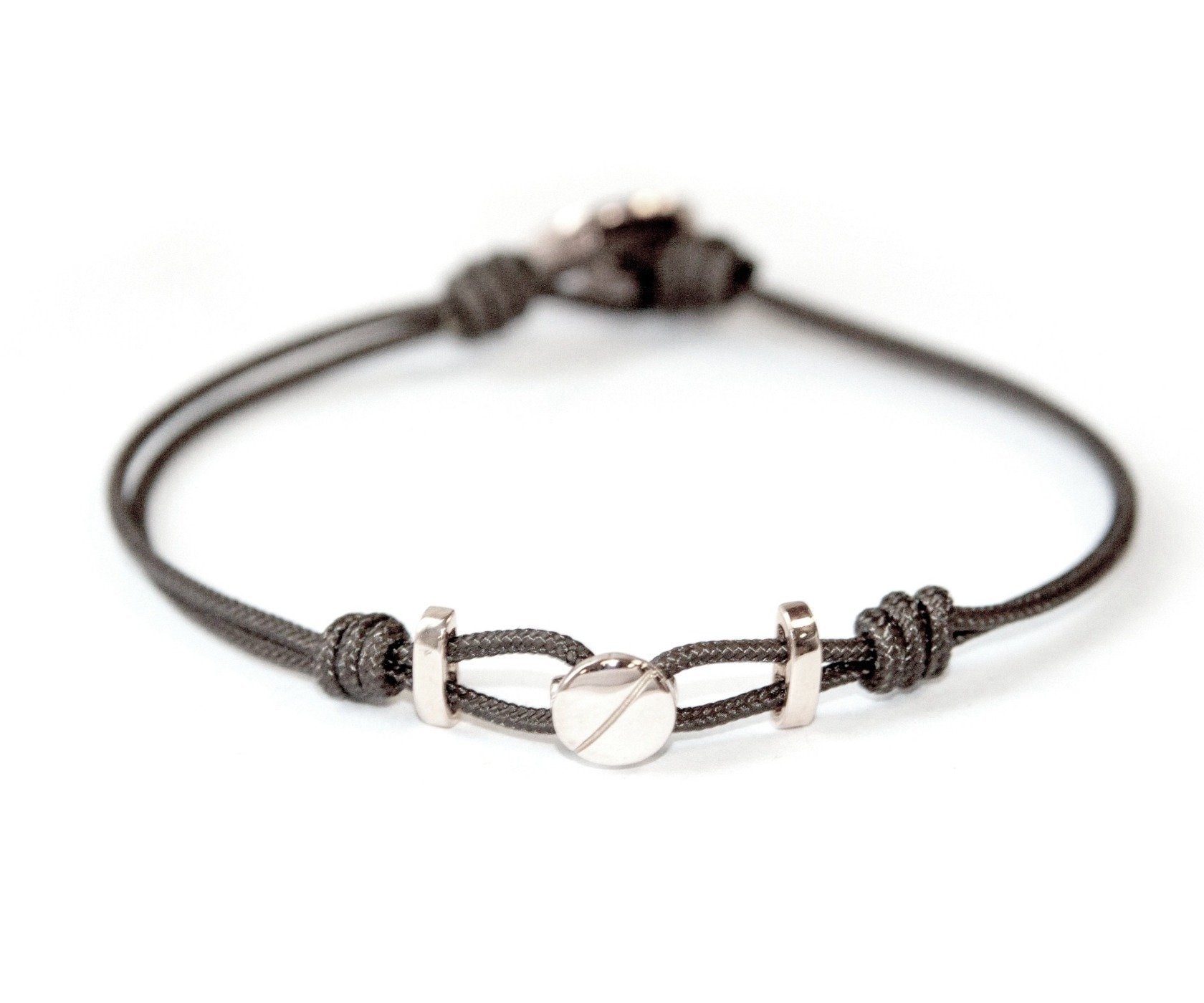 Screw cord bracelet