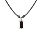 Brant Horn Pendant in 18kt White Gold