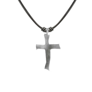 Cross with a satin finish on paracord