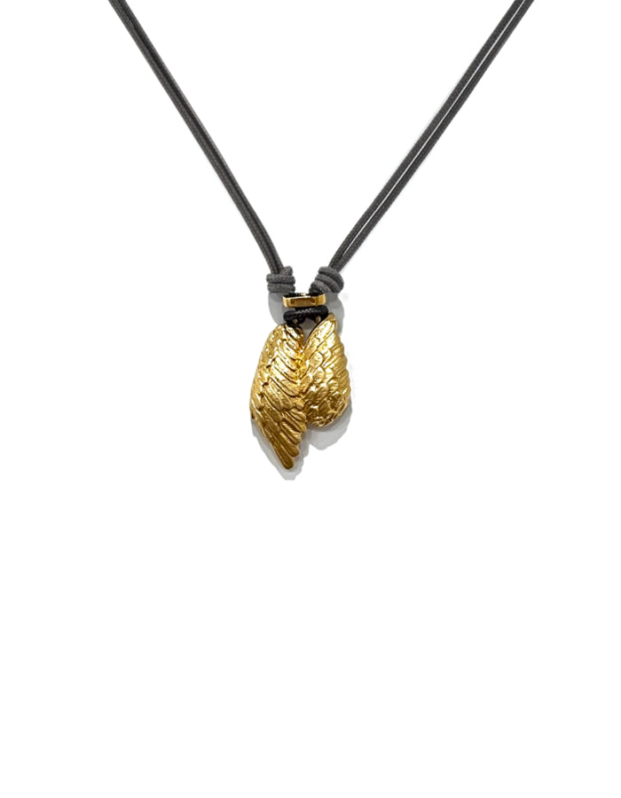 Double Wing Gold Pendant
