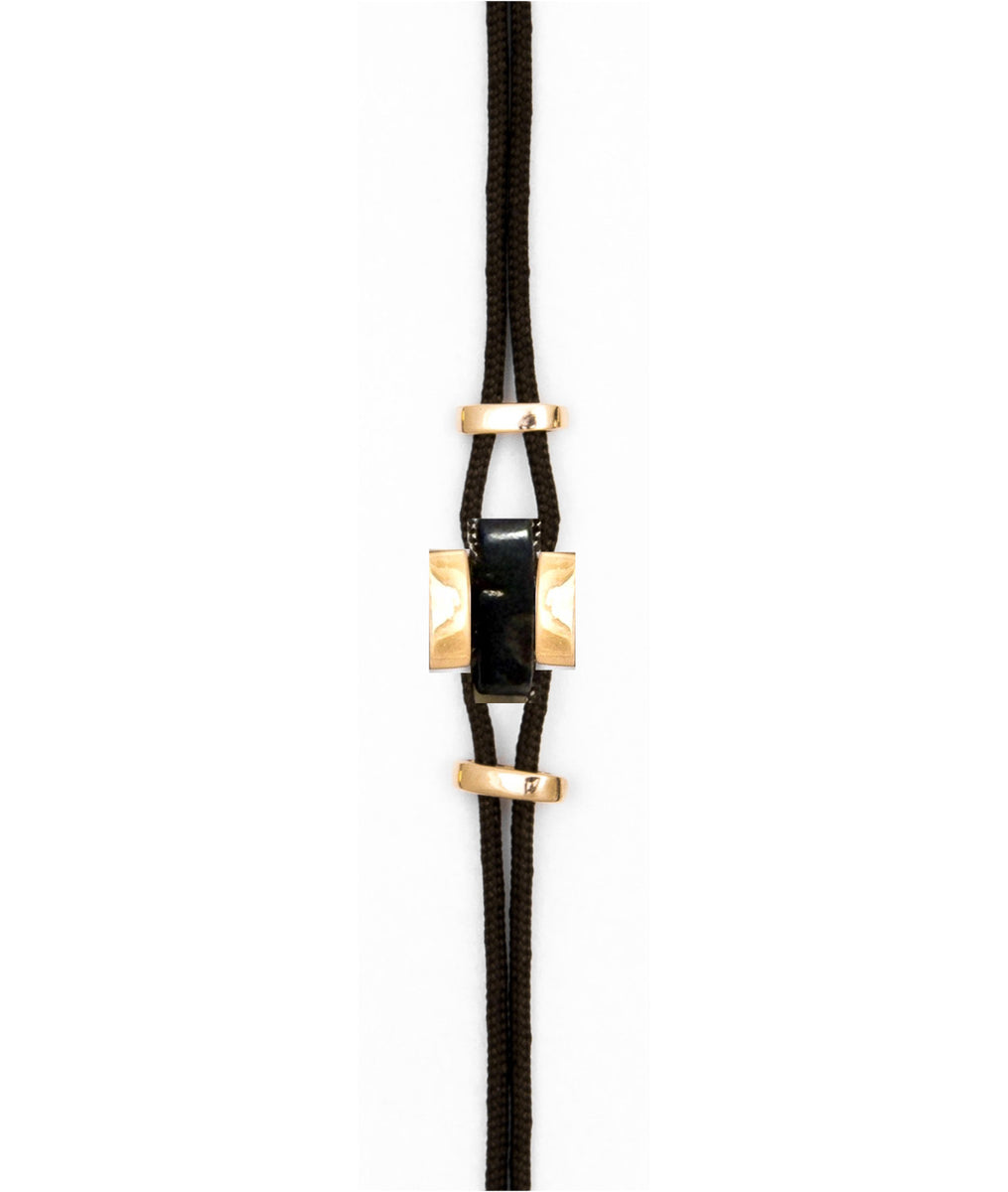 Rio Bracelet On cord with rose gold links