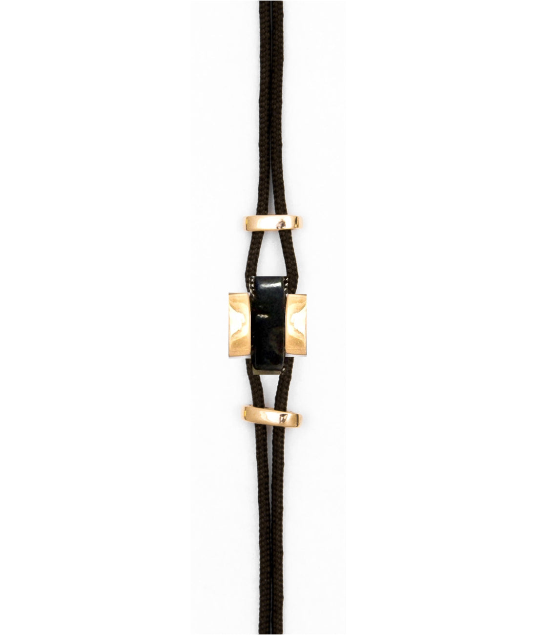 Rio Bracelet On cord with rose gold links