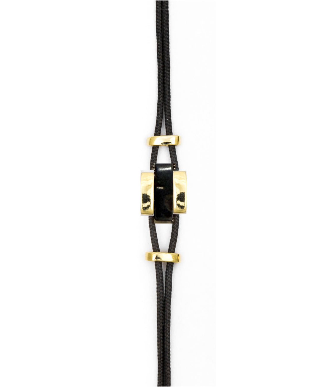 Rio Bracelet On cord with yellow gold links