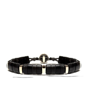 Santos Bracelet in horn with silver links