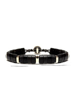Santos Bracelet with horn and white gold links