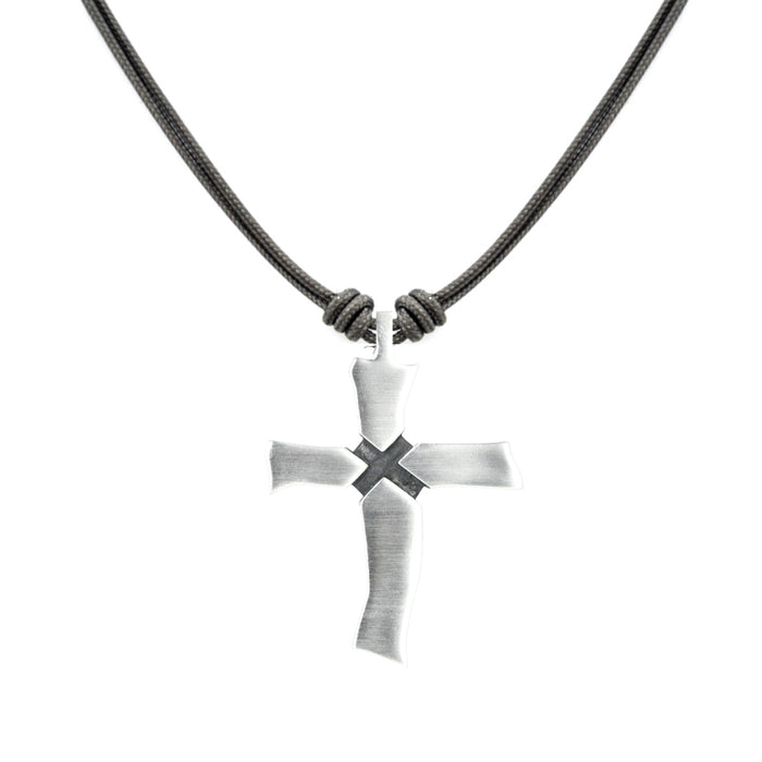 Warren Sterling silver X Cross pendant
