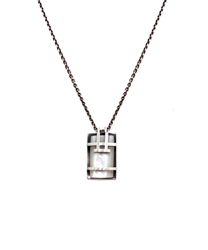Harrison Silver & Horn Pendant