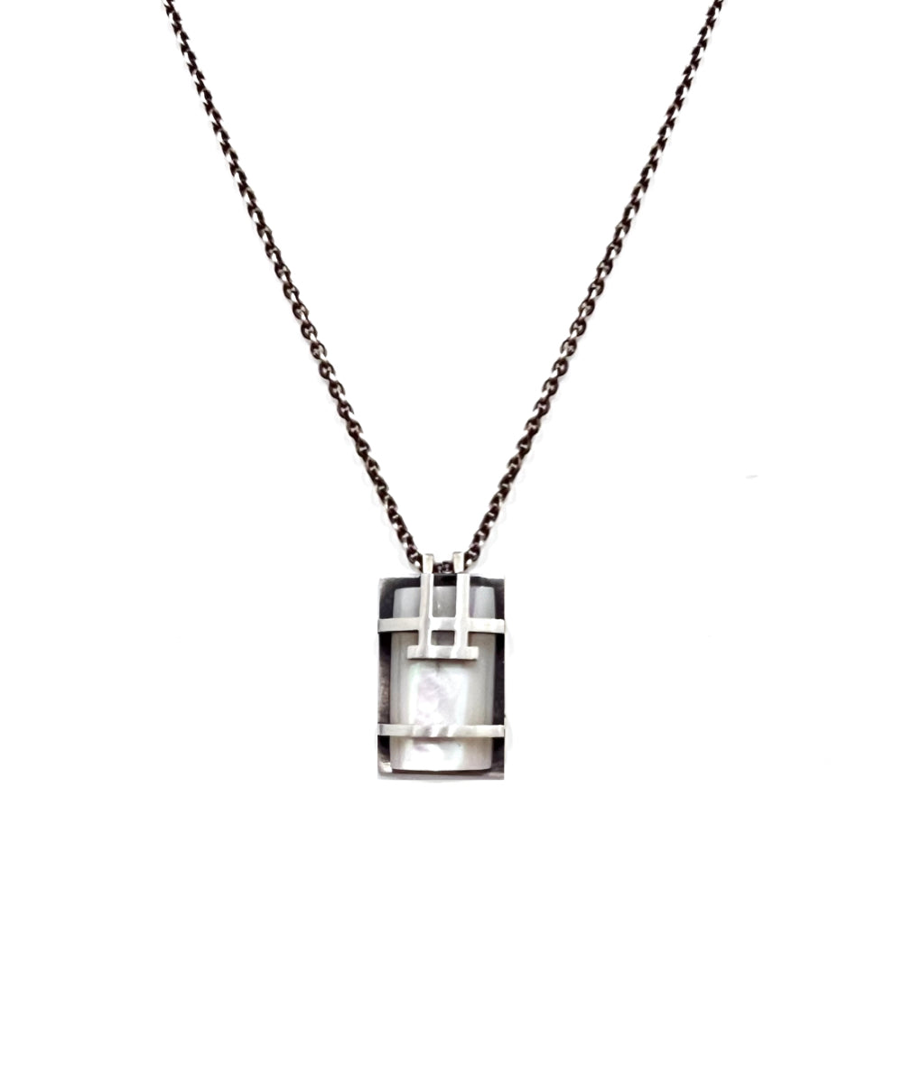 Harrison Silver & Horn Pendant