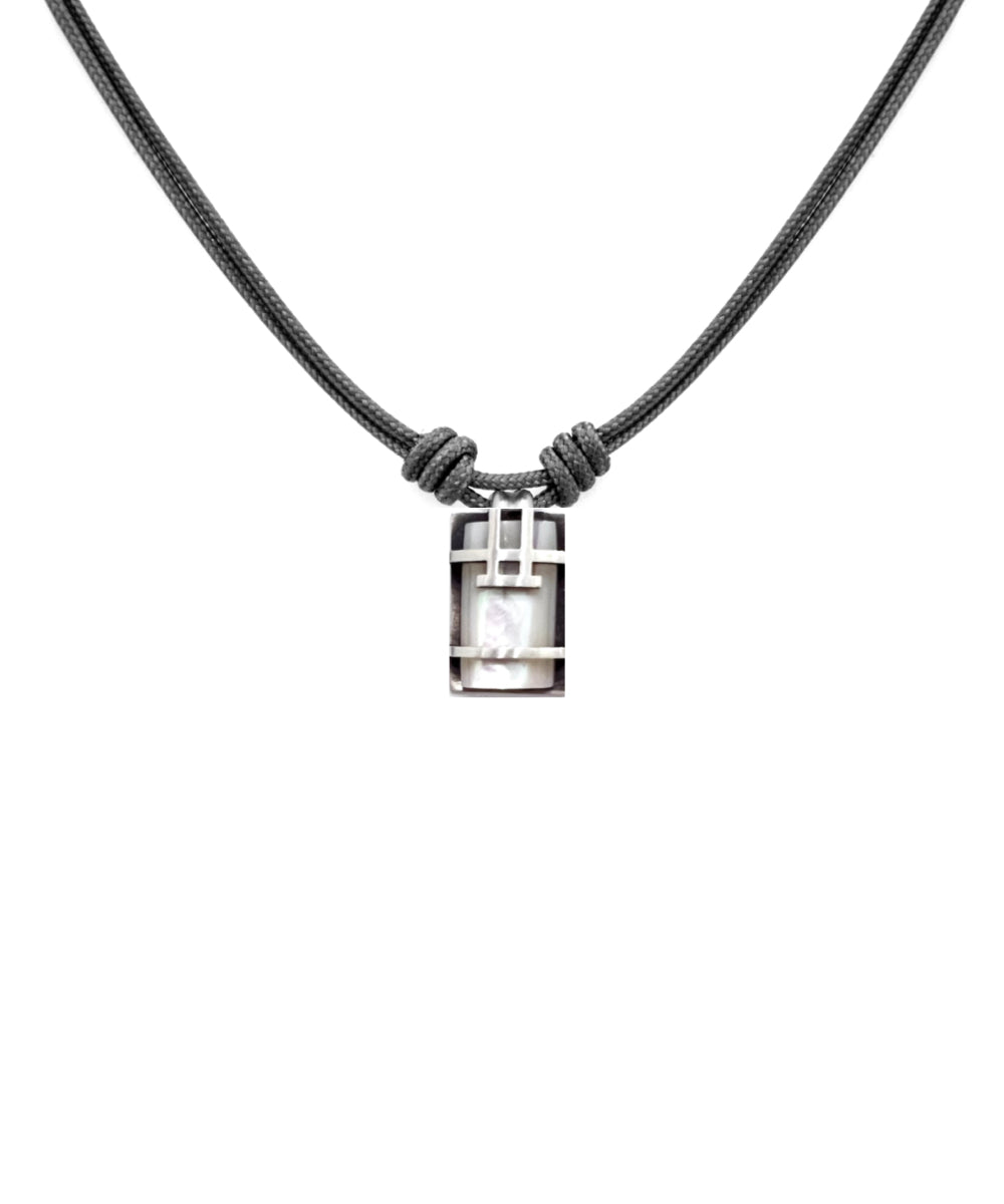 Harrison Silver & Horn Pendant