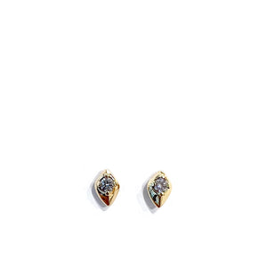 Pear diamond earrings