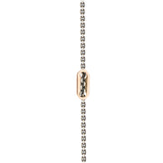 St Tropez bracelet on silver chain