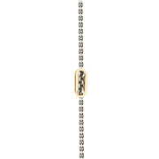 St Tropez bracelet on silver chain