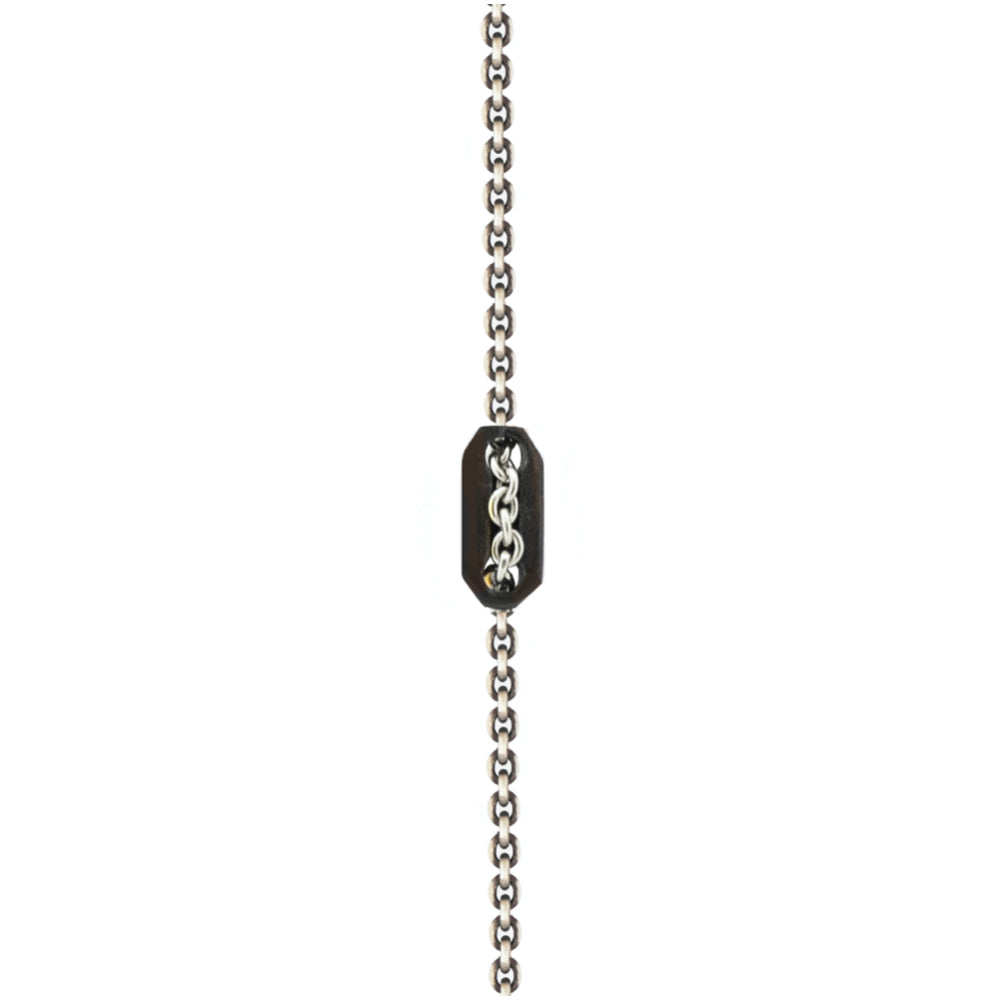 St Tropez bracelet on silver chain