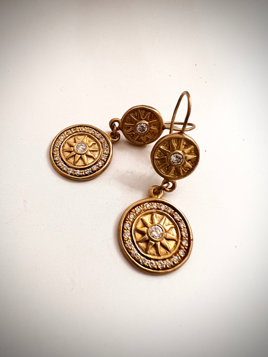 Sun earrings