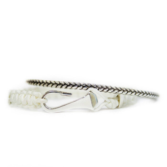 mens Sterling Silver Adriano stack