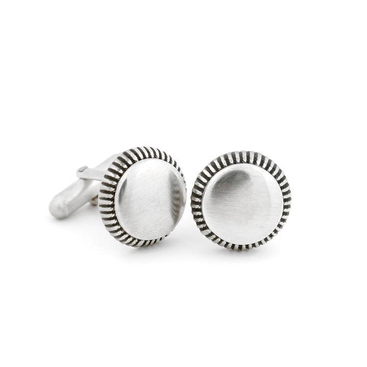 Albie silver cufflinks Zadeh NY 