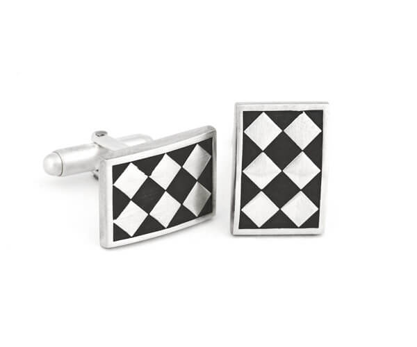 Ansel silver cufflinks