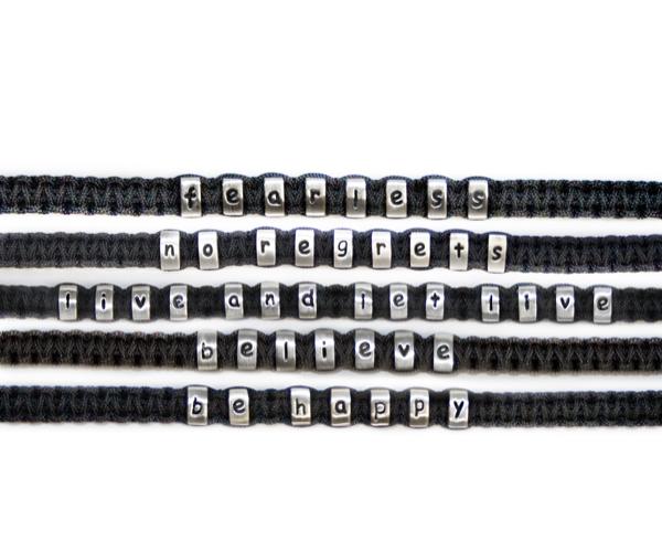 Bespoke Words Bracelets Zadeh NY 