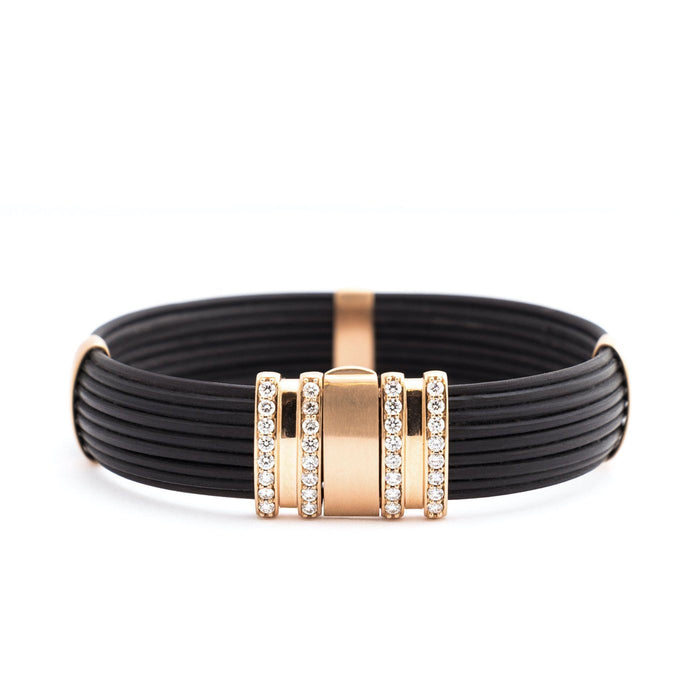 Brant women cuff 18K Rose Gold & Diamonds