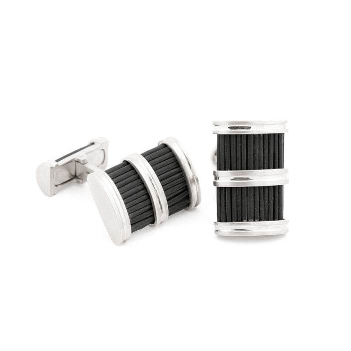 Brant Horn cufflinks 18K White Gold