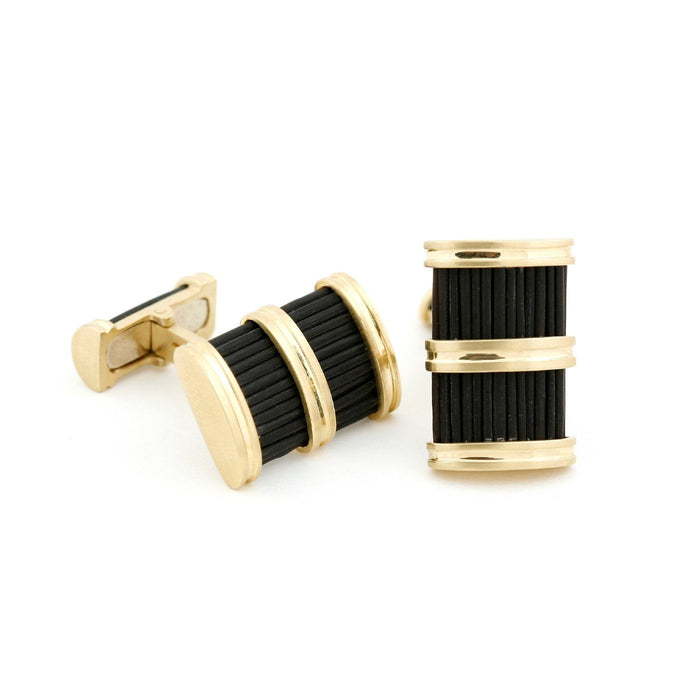 Brant Horn Cufflinks 18K Yellow Gold