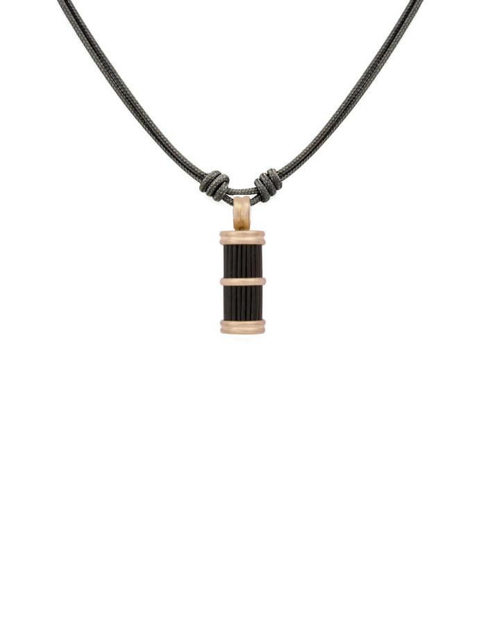 Brant Horn Pendant in 18kt Rose Gold