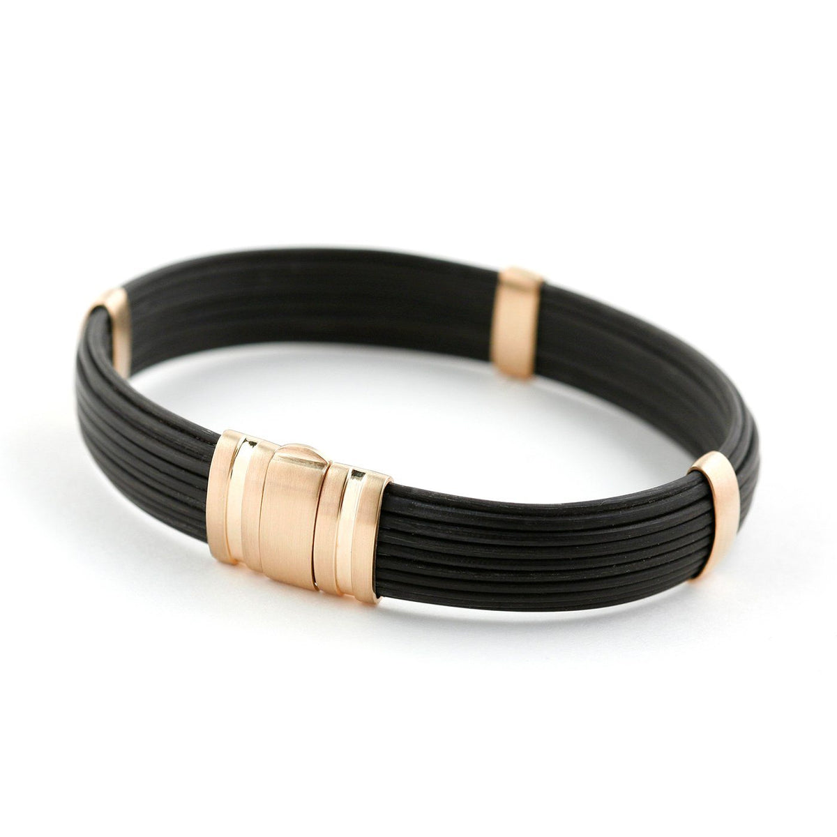 Brant Men's Horn Cuff Bracelet Rose Gold Bracelets ZADEH NY 
