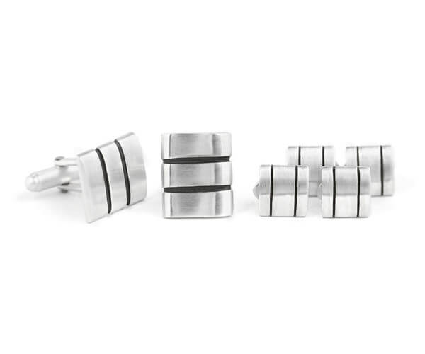Calvin cufflinks and stud set