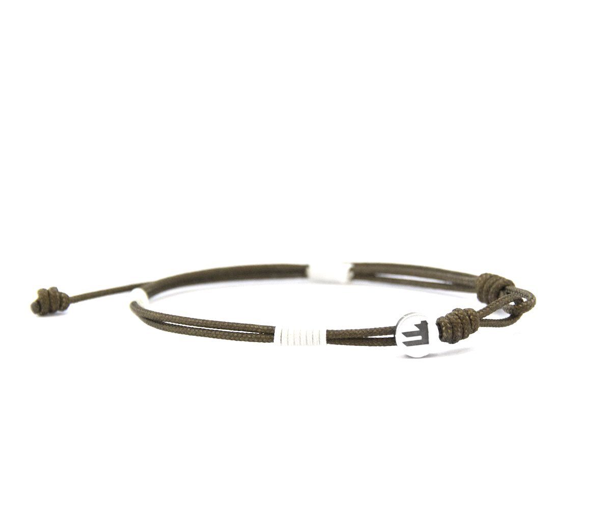 Cayenne | Hai Bracelets Zadeh NY Military Green & White 6'' 