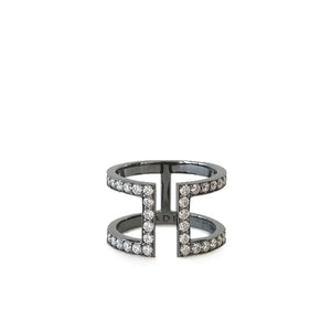 Celine infinity ring white gold | Diamonds Zadeh NY Shop 