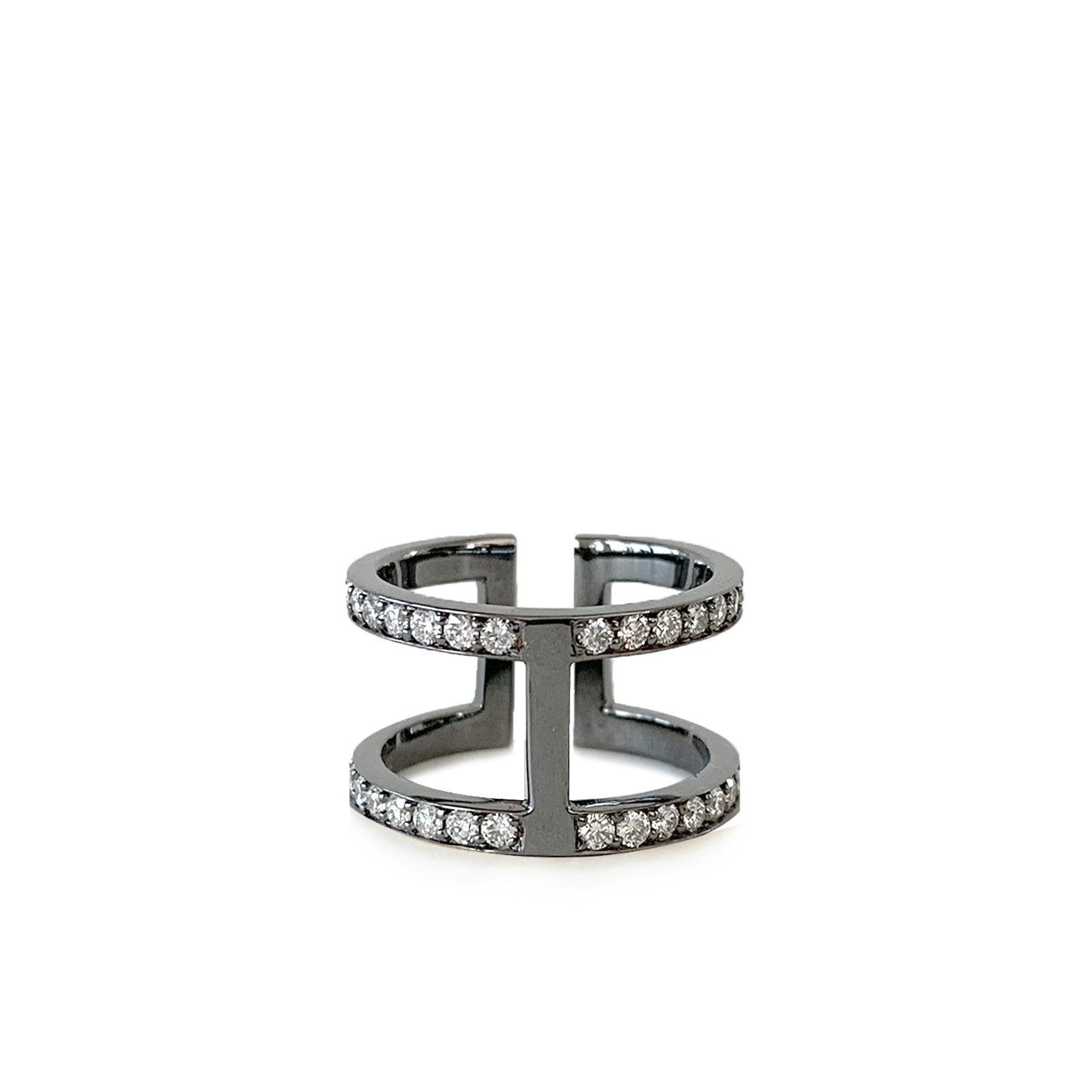 Celine infinity ring white gold | Diamonds Zadeh NY Shop 