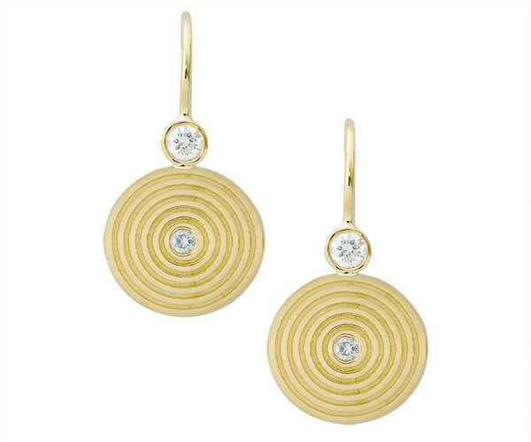 Circle Of Life Earrings | 18KY