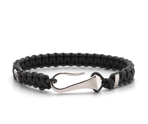 Clou Unisex Sterling Silver Cord Bracelet – ZADEH NY