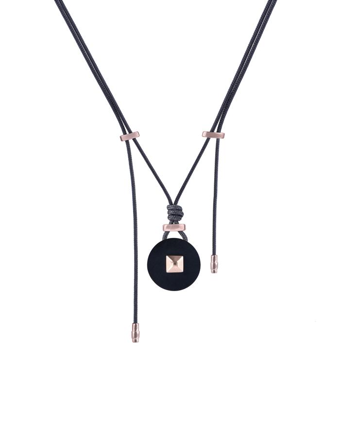Coco horn pendant rose gold