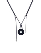 Coco horn pendant white gold Zadeh NY 