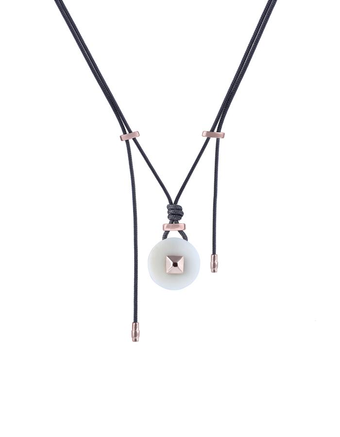 Coco taga nut pendant rose gold Zadeh NY 