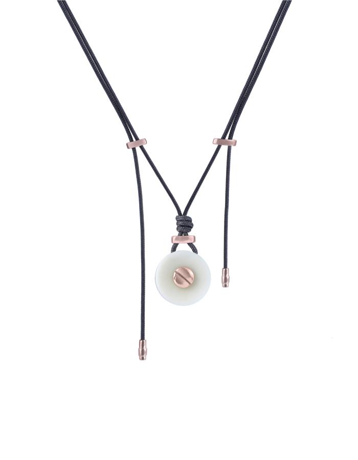 Ines taga nut pendant rose gold Zadeh NY 