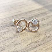 Isabel Earrings Zadeh NY Rose Gold 