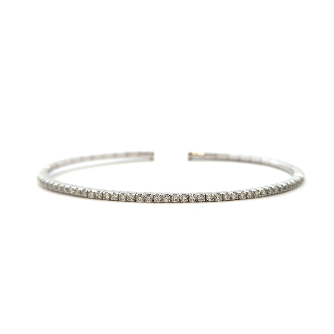 Meghan | 18K Bracelets Zadeh NY 18 KT White Gold 6'' 