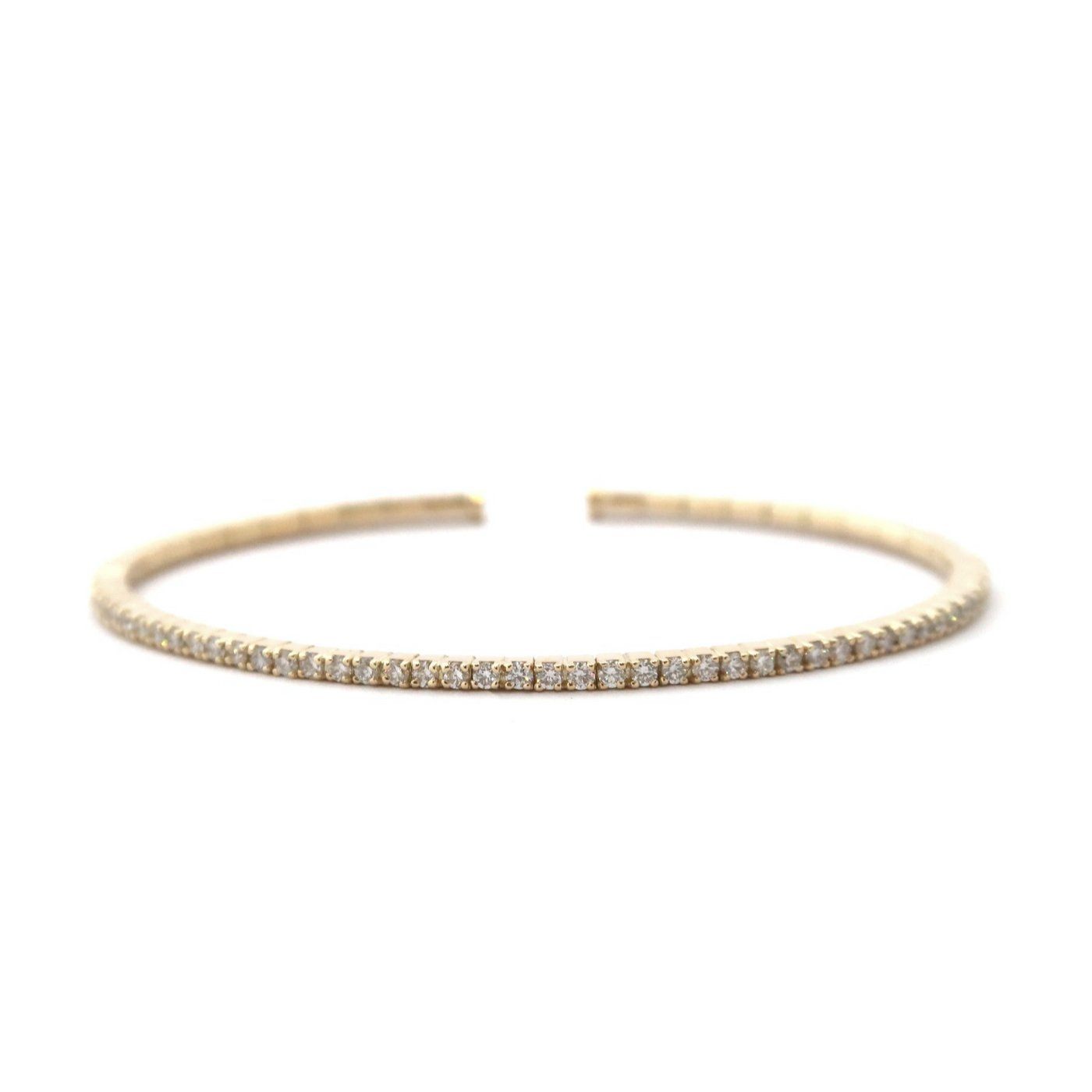 Meghan | 18K Bracelets Zadeh NY 18 KT Yellow Gold 6'' 