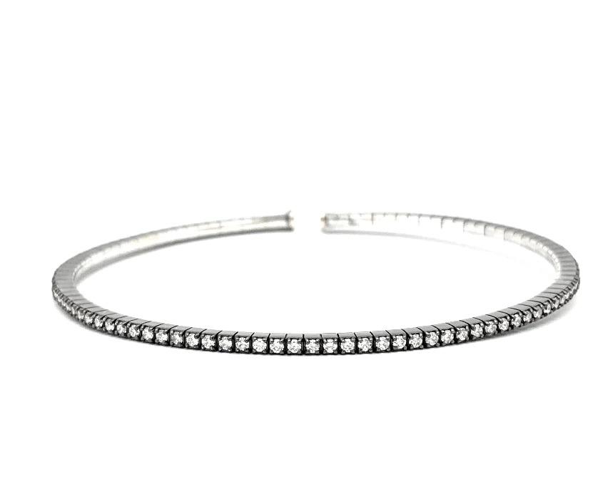 Meghan Black Rhodium Bracelets ZADEH NY 