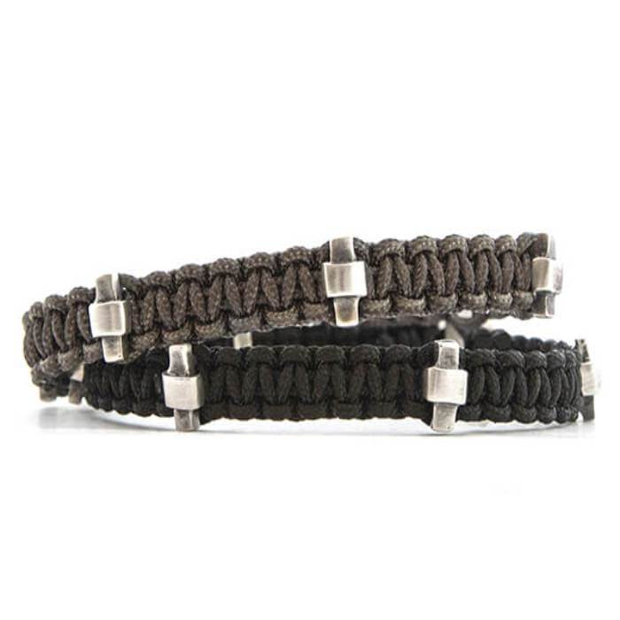 Micah Sterling Silver Cord Bracelet