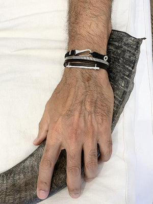 Designer Men's bracelets Montauk Stack Bracelets ZADEH NY 