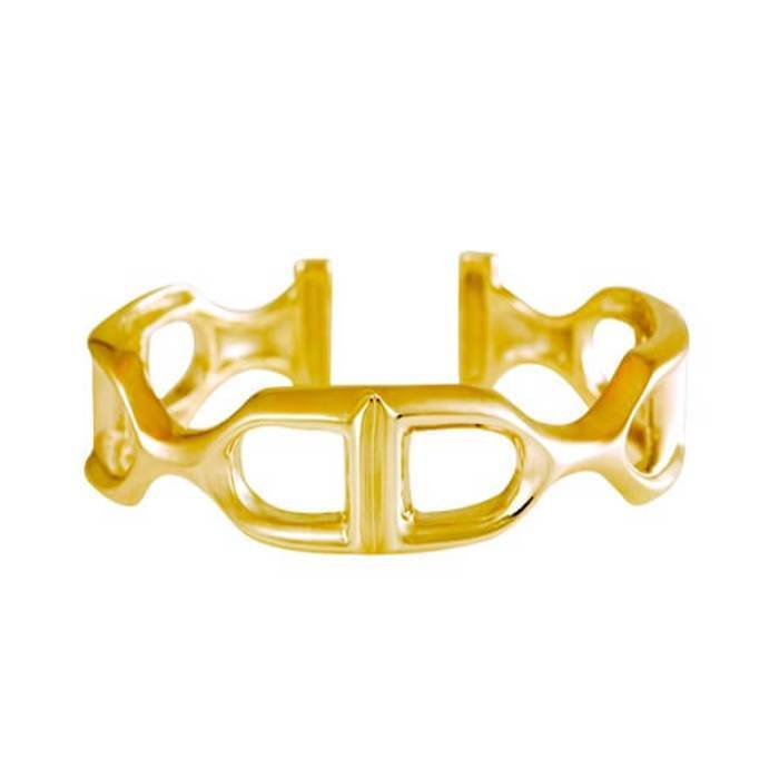 Narrow equestrian bangle