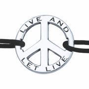 Peace bracelet Bracelet on cord designed by Zadeh NY 