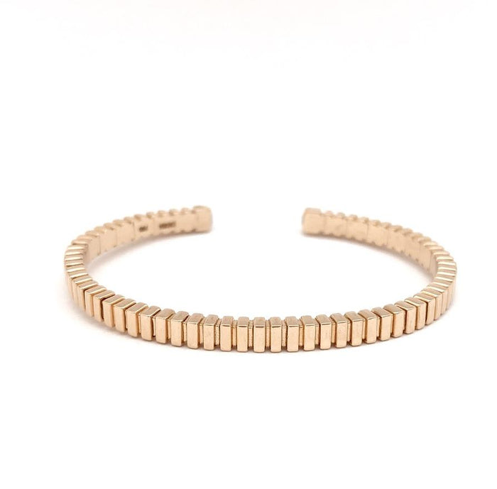 Pegasus Ribbed Gold Cuff